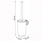 Tiger NOCE tualetes birste un turētājs, 39x12cm, melns / koka 2