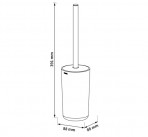 Tiger NOCE tualetes birste un turētājs, 39x9cm, melna 2