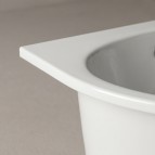 Trevi L akmens masas vanna 150x95x60.5 cm, Balta 2