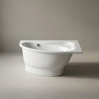 Trevi M akmens masas vanna 145x95x60.5 cm, Balta