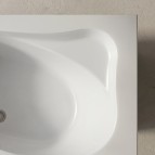 Trevi M akmens masas vanna 145x95x60.5 cm, Balta 2