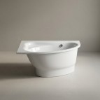 Trevi M akmens masas vanna 145x95x60.5 cm, Balta 7