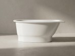 Trevi S akmens masas vanna 140x95x60.5 cm, Balta 4
