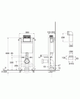 Triomont XT WC rāmis, zemais modelis, mehānisks 2