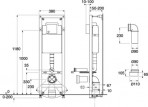 Triomont XS Cистема инсталляции для унитазов 2
