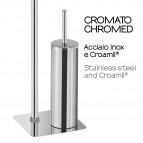 Gedy Trilly tualetes papīra un birstes turētājs, Hroms 4