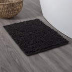 Twist vannas istabas paklājs, mikrošķiedras, 60x90 cm, antracīta 2