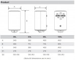 Ūdens sildītājs Midea Lume Uno 50L WiFi, balts 3
