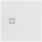 Ultraflat S+ dušas paliktnis 90x90 cm + dekoratīvais rāmis, Balts 4