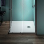 Ultraflat S+ dušas paliktnis 100x100 cm + dekoratīvais rāmis, Balts 6