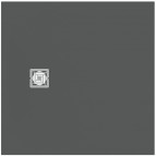 Ultraflat S+ dušas paliktnis 100x100cm+dekoratīvs rāmis, Concrete Grey 4