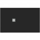 Ultraflat S+ dušas paliktnis 160x100 cm+dekoratīvs rāmis, Jet black 3