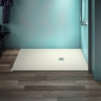 Ultraflat S+ dušas paliktnis 160x100 cm+dekoratīvs rāmis, Beach sand 4