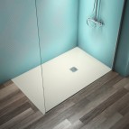 Ultraflat S+ dušas paliktnis 160x100 cm+dekoratīvs rāmis, Beach sand 5