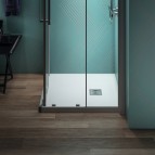 Ultraflat S+ dušas paliktnis 80x80 cm + dekoratīvais rāmis, Balts 6