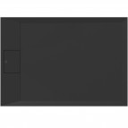 Ultraflat S i.life dušas paliktnis 100x70 cm, Jet black 3