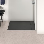 Ultraflat S i.life dušas paliktnis 100x70 cm, Jet black 4