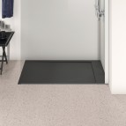 Ultraflat S i.life dušas paliktnis 120x70 cm, Jet black 6