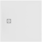 Ultraflat S+ dušas paliktnis 120x120 cm + dekoratīvais rāmis, Balts 2