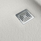 Ultraflat S+ dušas paliktnis 120x120 cm + dekoratīvais rāmis, Balts 3