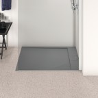 Ultraflat S i.life dušas paliktnis 100x80 cm, Concrete grey 5