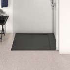 Ultraflat S i.life dušas paliktnis 100x80 cm, Jet black 5