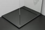 Ultraflat S i.life dušas paliktnis 100x80 cm, Jet black 7