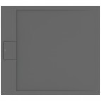 Ultraflat S i.life dušas paliktnis 100x90 cm, Concrete grey 5