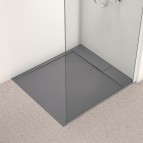 Ultraflat S i.life dušas paliktnis 100x90 cm, Concrete grey 6
