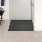 Ultraflat S i.life dušas paliktnis 100x90 cm, Jet black 7