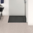 Ultraflat S i.life dušas paliktnis 90x70 cm, Jet black 4