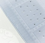 Unilux pretslīdošais paklājs, 35x70 cm, PVC,  gaiši zils 2