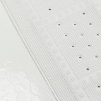 Unilux pretslīdošais paklājs, 35x70 cm, PVC, balts  3
