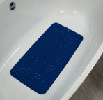 Unilux pretslīdošais paklājs, 35x70 cm, PVC, tumši zils 2