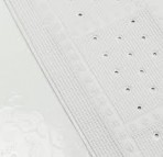 Unilux pretslīdošais paklājs, 35x90 cm, PVC, balts 4