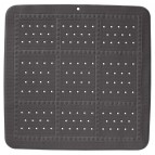 Unilux pretslīdošais paklājs, 55x55 cm, PVC, antracīta