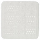 Unilux pretslīdošais paklājs, 55x55 cm, PVC, balts