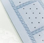 Unilux pretslīdošais paklājs, 55x55 cm, PVC, gaiši zils 2