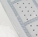 Unilux pretslīdošais paklājs, 35x70 cm, PVC, pelēks  2