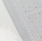 Unilux pretslīdošais paklājs, 35x70 cm, PVC, pelēks  3