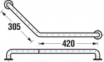 UNIVERSUM ручка -поручень для ванны 305/420 mm 2