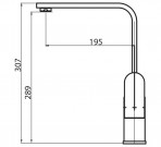 Signa virtuves maisitājs ar grozāmu snīpi, Hroms 2