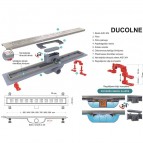 Valtemo DUCOLINE GOLD BASE Dušas kanāls, 60 cm 2