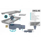 Valtemo UNIQLINE-S BASE LINEAR DRAIN Dušas kanāls, 30 cm 3