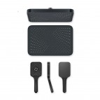 Valtemo RAINWAY Dušas garnitūra, Matt Black 3