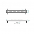 Valtemo WESTLINE TRENDY Dušas kanāls, 70 cm 4