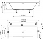 Vanna Formy 01, 180x80 cm 3