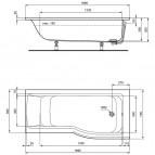 Vanna Connect Air 170x70 cm, right 4