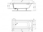 Ванна Hotline 170x75 cm 4
