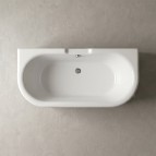 Londra brīvi stāvoša vanna 170x76.5x61 cm, Balta 2